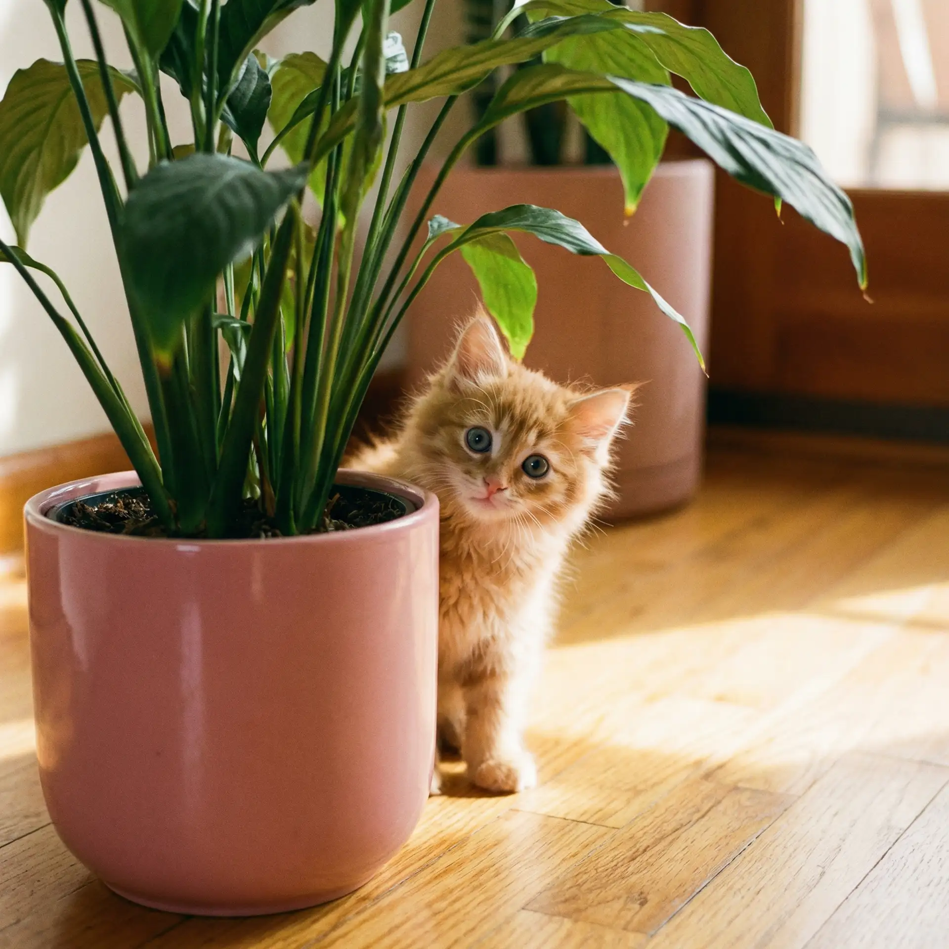 小猫从花盆后探头 - 抖音裸舞